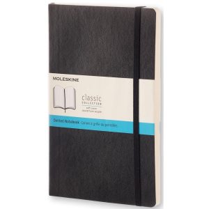 Moleskine Notizbuch Classic A5 Dot, Schwarz, 192 Seiten