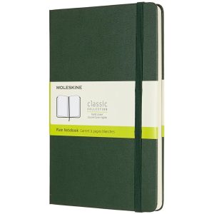 Moleskine Notizbuch Classic A5 Blanko, Grün, 240 Seiten