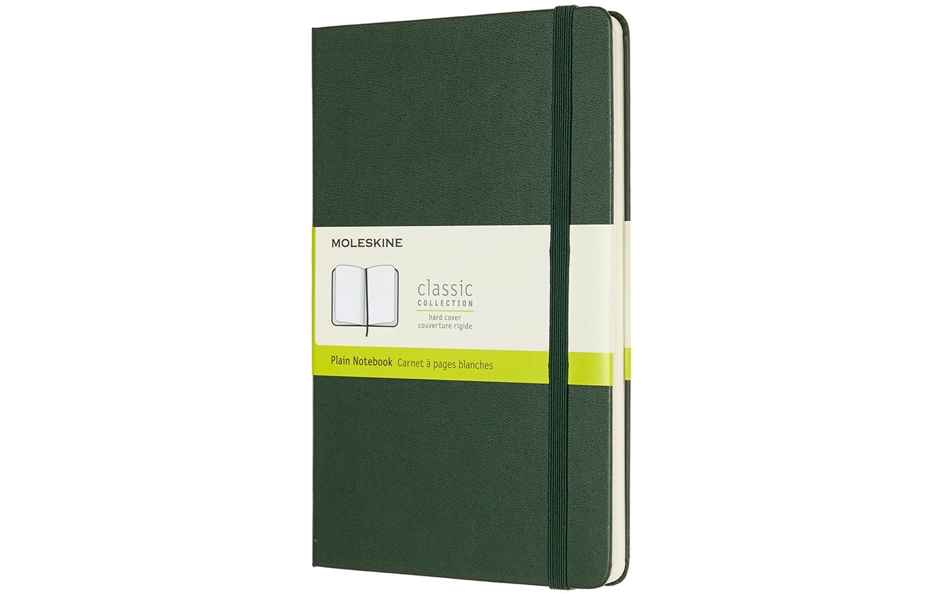 Moleskine Notizbuch Classic A5 Blanko, Grün, 240 Seiten 1