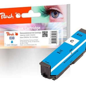 Peach Tinte für Epson No. 33 / T3342 Cyan