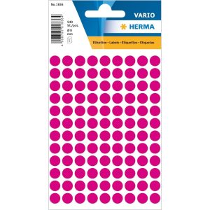 Herma Stickers Klebepunkte Vario Ø 8 mm, Pink