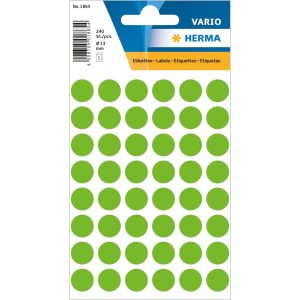 Herma Stickers Klebepunkte Vario Ø 13 mm, Grün