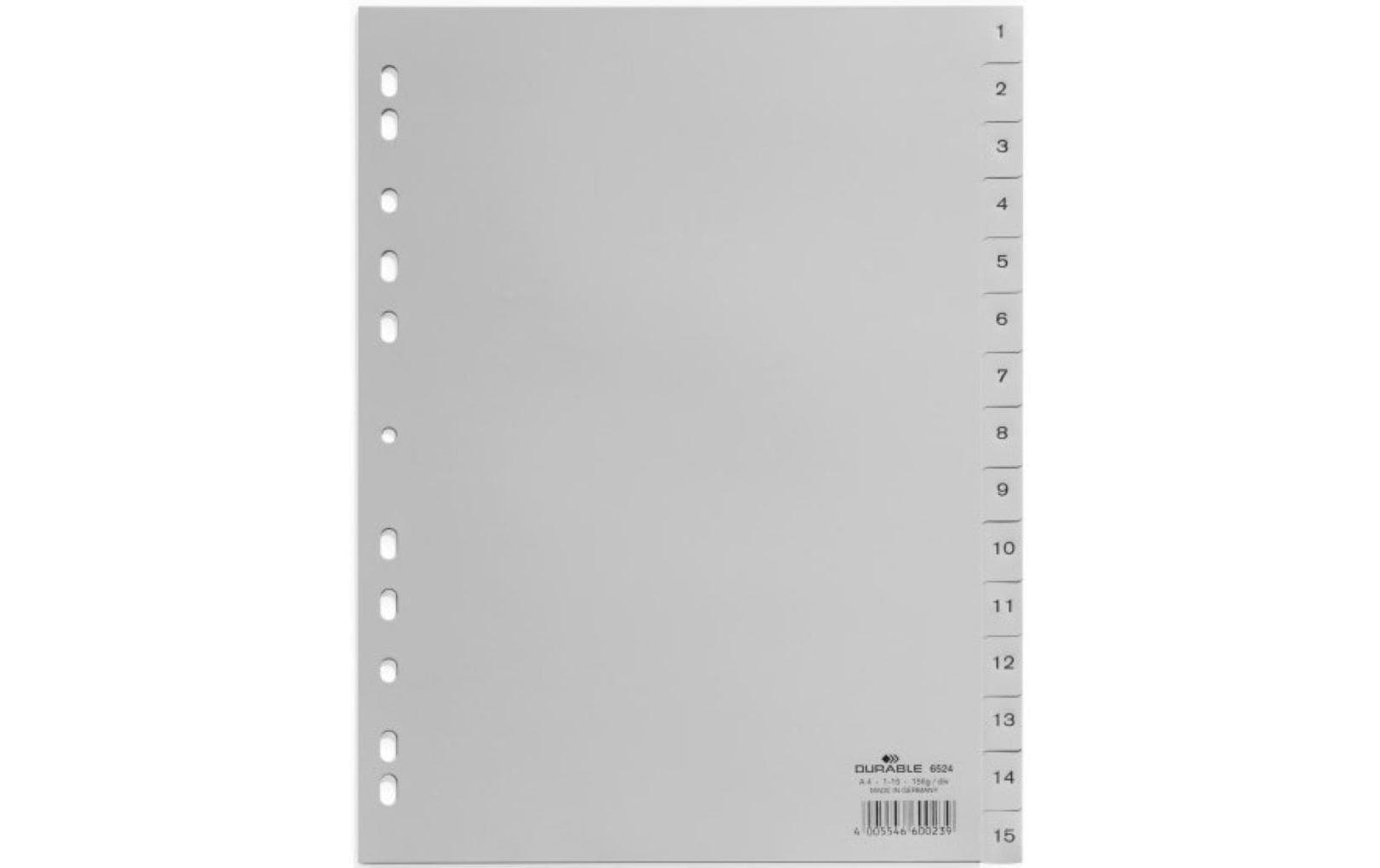 DURABLE Register A4, 1-15 2