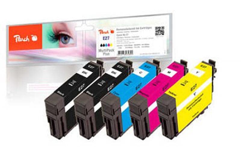 Peach Tinte für Epson Nr. 27 2x BK, je 1x M,C,Y 3 Peach Tinte für Epson Nr. 27 2x BK, je 1x M,C,Y