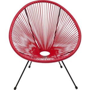 Kare Stuhl Acapulco Rot