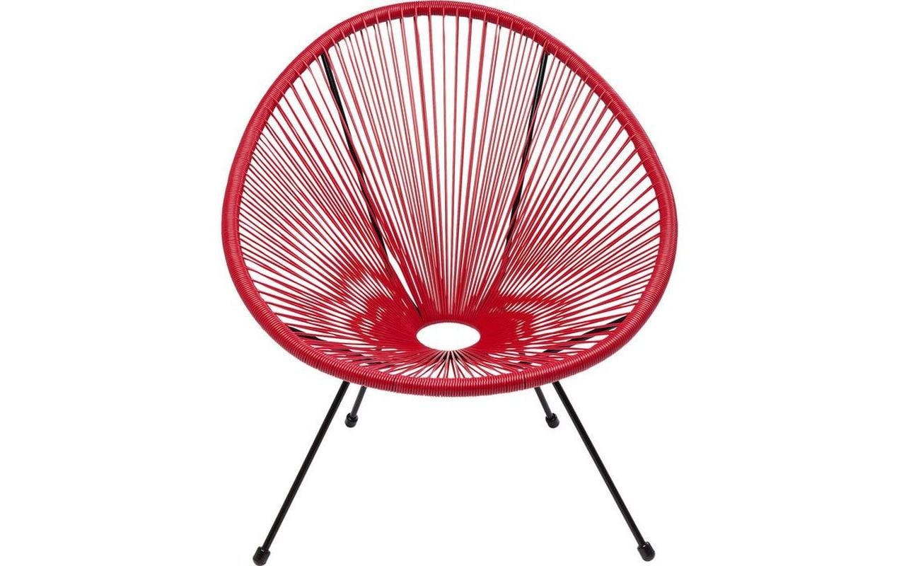 Kare Stuhl Acapulco Rot 1