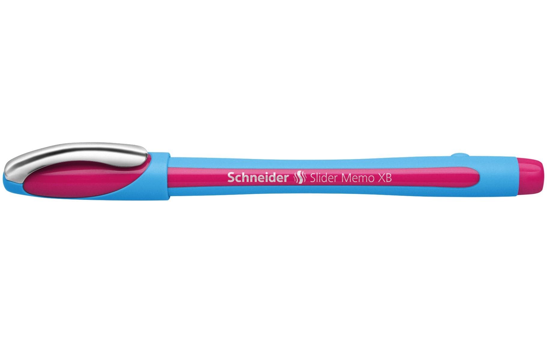 Schneider Kugelschreiber Slider Memo Blau/Rosa, 1 Stück 3 Schneider Kugelschreiber Slider Memo Blau/Rosa, 1 Stück