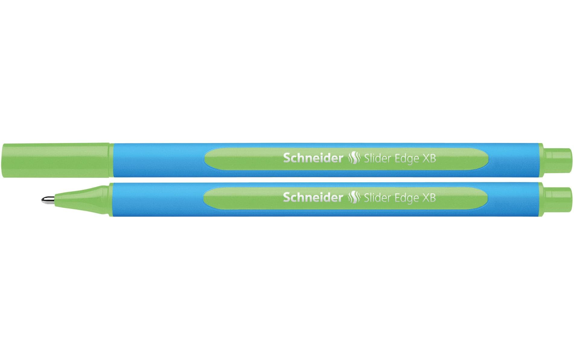 Schneider Kugelschreiber Slider Edge Extra Breit, Hellgrün 2