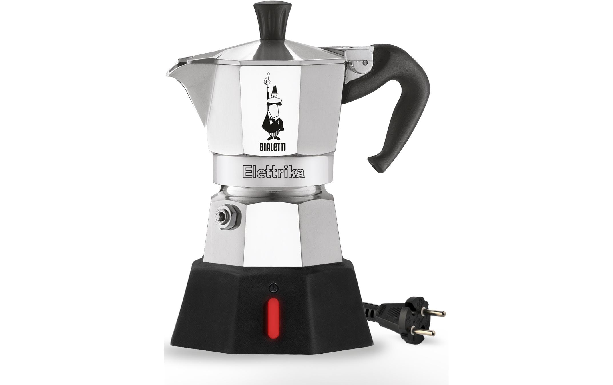 Bialetti Espressokocher Elettrika 2 Tassen, Silber 2