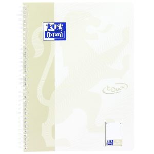 Oxford Notizheft Touch Collegeblock, A4 +, Dot, Sand