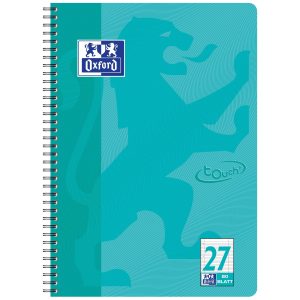 Oxford Notizheft Touch Collegeblock L27, A4 +, Liniert, Aqua