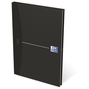 Oxford Notizbuch Office Essentials, A5, Kariert, Schwarz