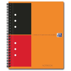 Oxford Notizbuch International Notebook, A5 +, Liniert, Orange