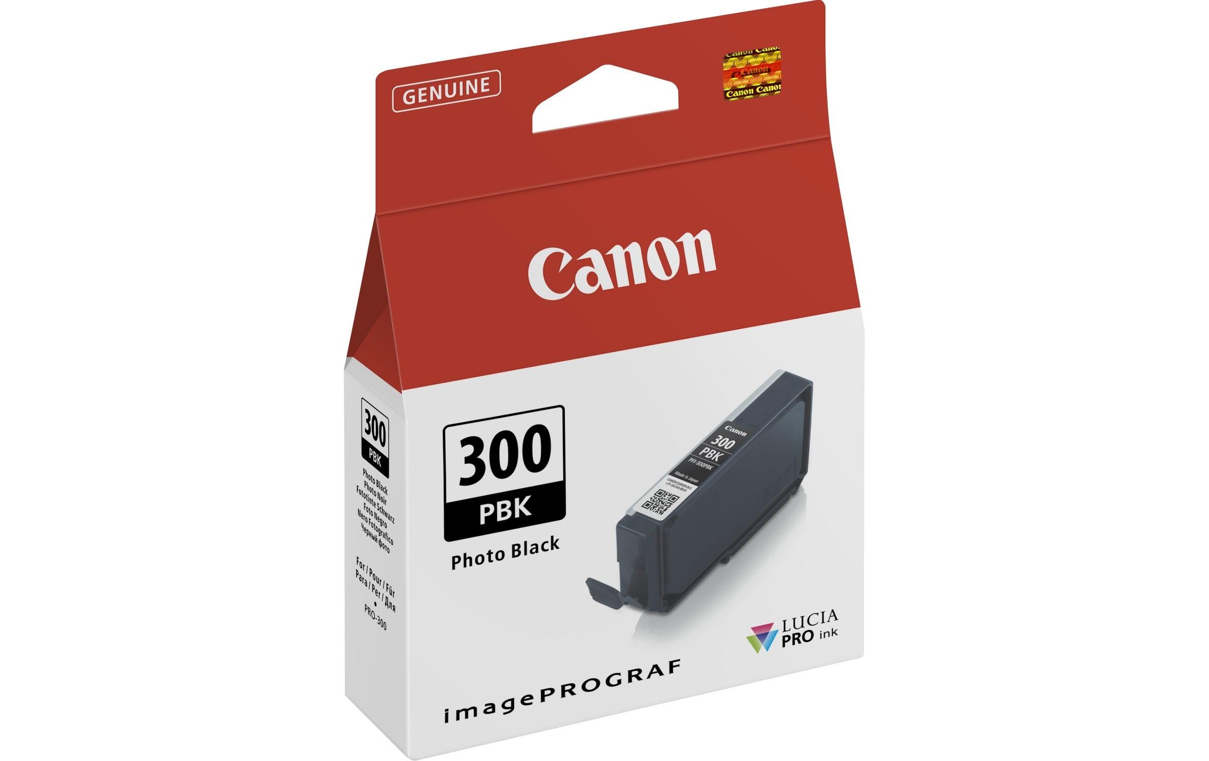 Canon Tinte PFI-300PBK / 4193C001 Fotoschwarz 3 Canon Tinte PFI-300PBK / 4193C001 Fotoschwarz