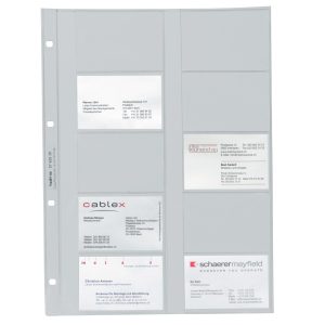 Kolma Zeigetasche A4 Copy Resistant für Karten 5 Stück