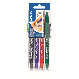 Pilot Rollerball Frixion ball Standard 0.7 mm, 4 Stück