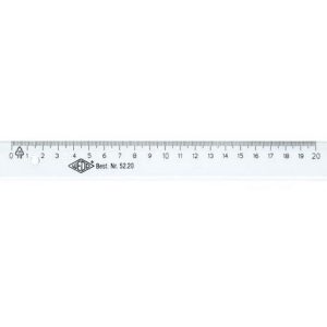 WEDO Lineal 20 cm Skala