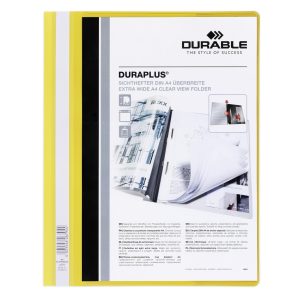 DURABLE Schnellhefter Duraplus A4+, Gelb