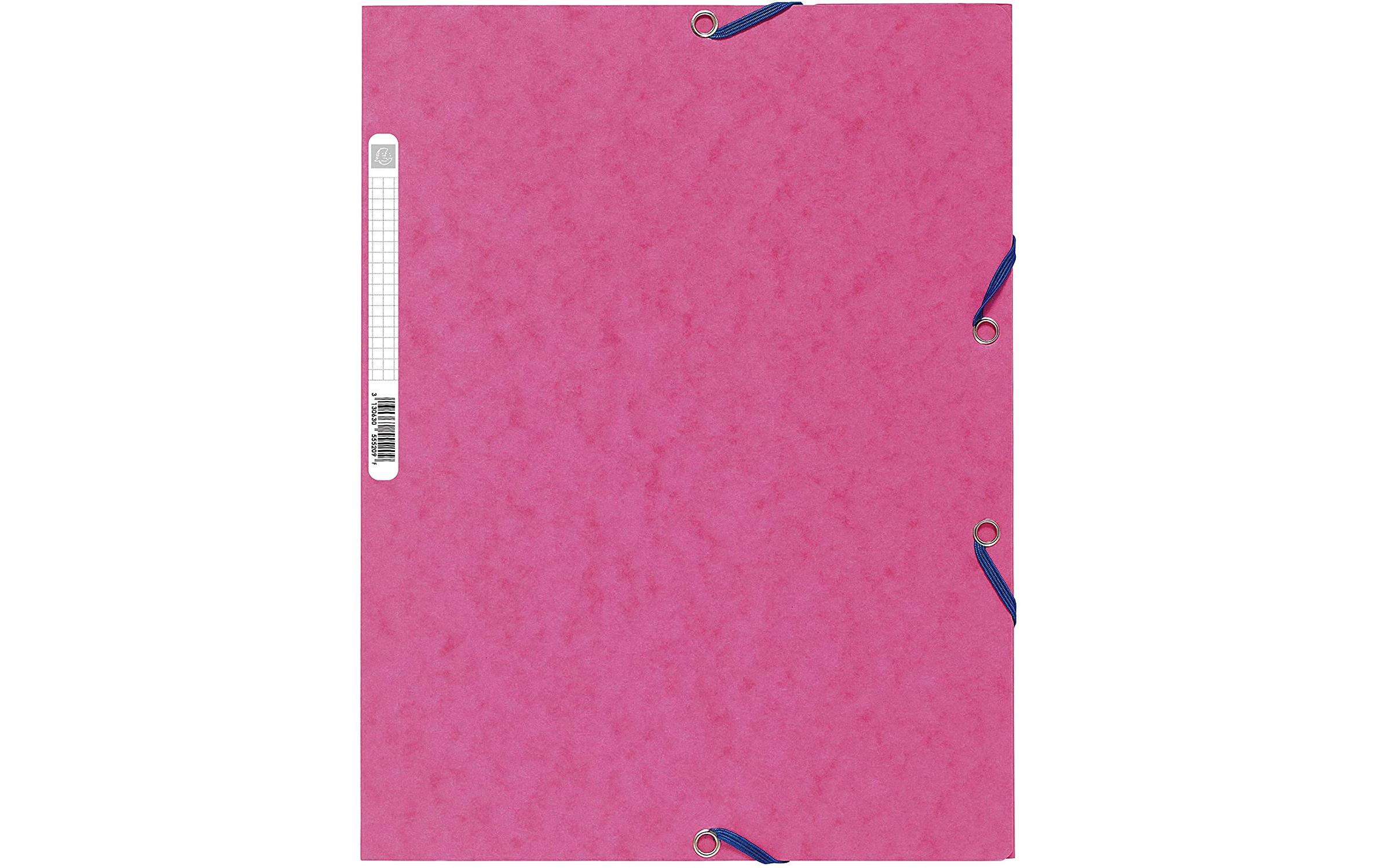 Exacompta Gummibandmappe A4 Rosa, 250 Blatt 2