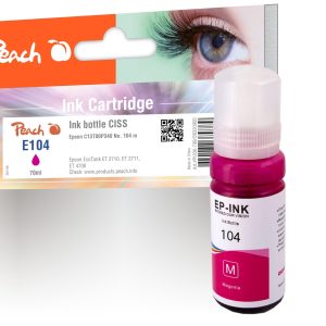 Peach Tinte für Epson 104 (C13T00P340) Magenta