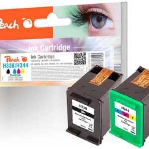 Peach Tinte für HP No 338 / No 344 BK, Color