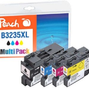 Peach Tinte für Brother LC-3235XL BK, C, M, Y
