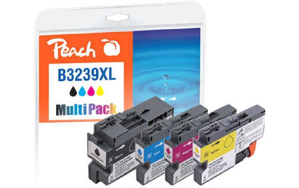 Peach Tinte für Brother LC-3239XL BK, C, M, Y 2