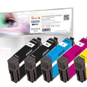Peach Tinte für Epson 502XL 2x BK, 1x C, M, Y