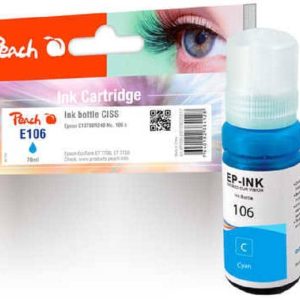 Peach Tinte für Epson 106 (C13T00R240) Cyan