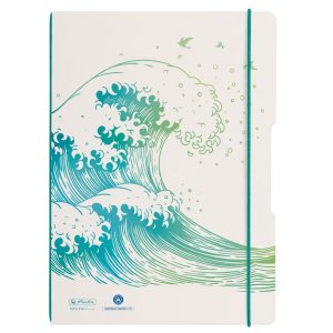Herlitz Notizheft Greenline my.book flex A5, Dot, Welle