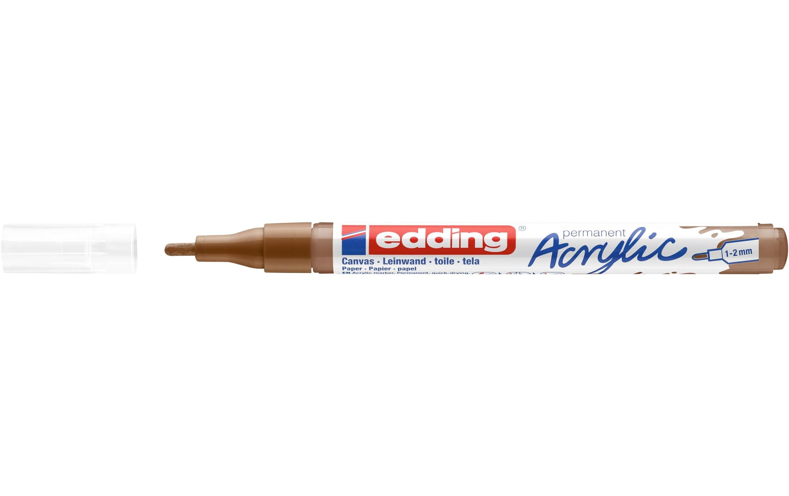 edding Acrylmarker 5300 Fein, Braun 2 194586964 xxl3 scaled