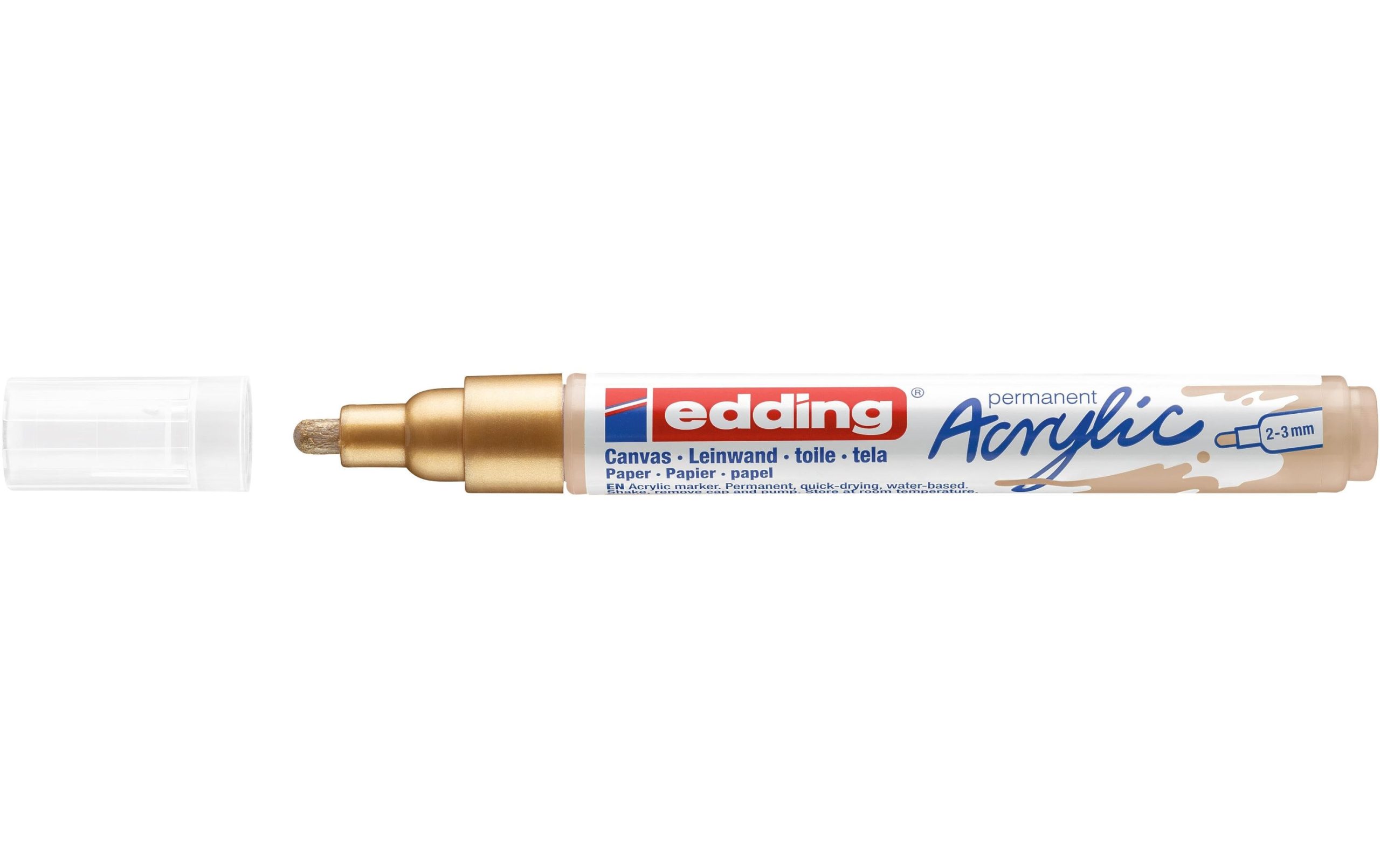 edding Acrylmarker 5100 Medium, Gold 2 194723787 xxl3 scaled