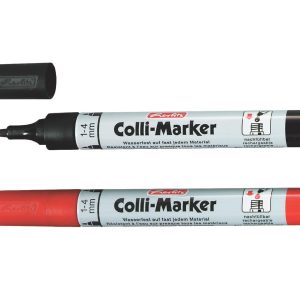 Herlitz Flipchart-Marker Colli 1-4 mm, 2 Stück, Schwarz/Rot