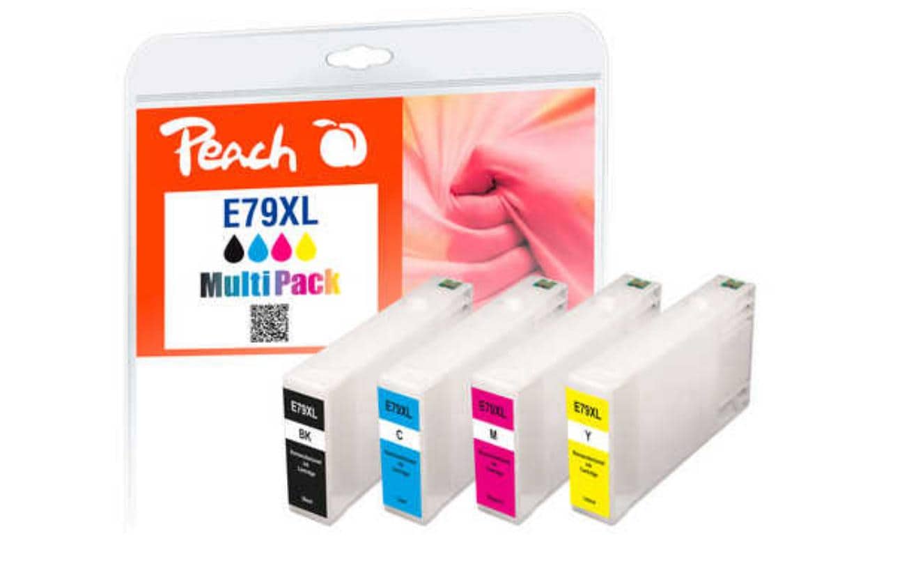 Peach Tinte für Epson No 79XL 1x BK, 1x C, 1x M, 1x Y 3 Peach Tinte für Epson No 79XL 1x BK, 1x C, 1x M, 1x Y