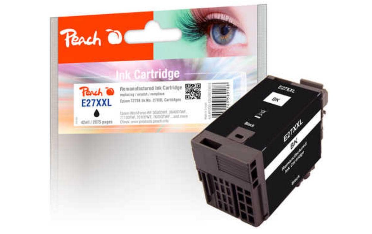 Peach Tinte für Epson T2791, No 27XXL Black 3 Peach Tinte für Epson T2791, No 27XXL Black