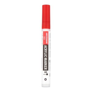 Amsterdam Acrylmarker M 105 Weiss Deckend