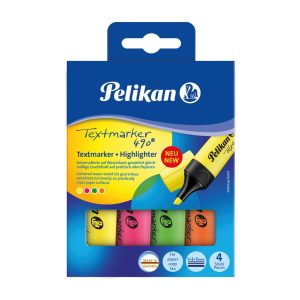Pelikan Textmarker 490 Mehrfarbig, 4 Stück