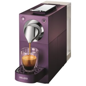 Delizio Kapselmaschine Una Automatic Violett