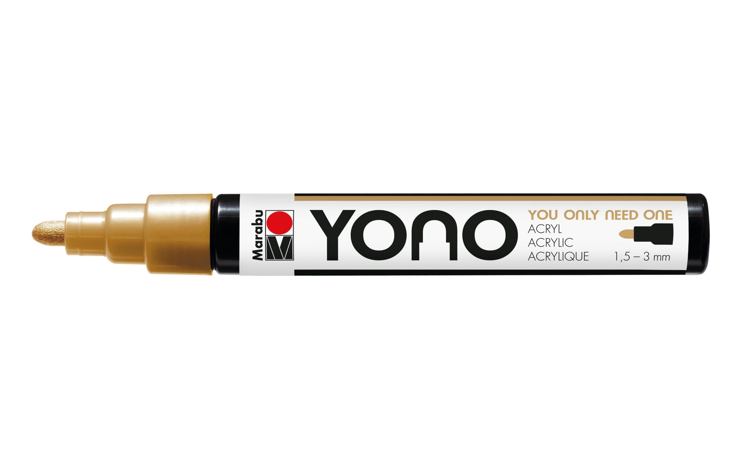 Marabu Acrylmarker YONO 1.5 - 3 mm Gold 1 197224124 xxl3 scaled