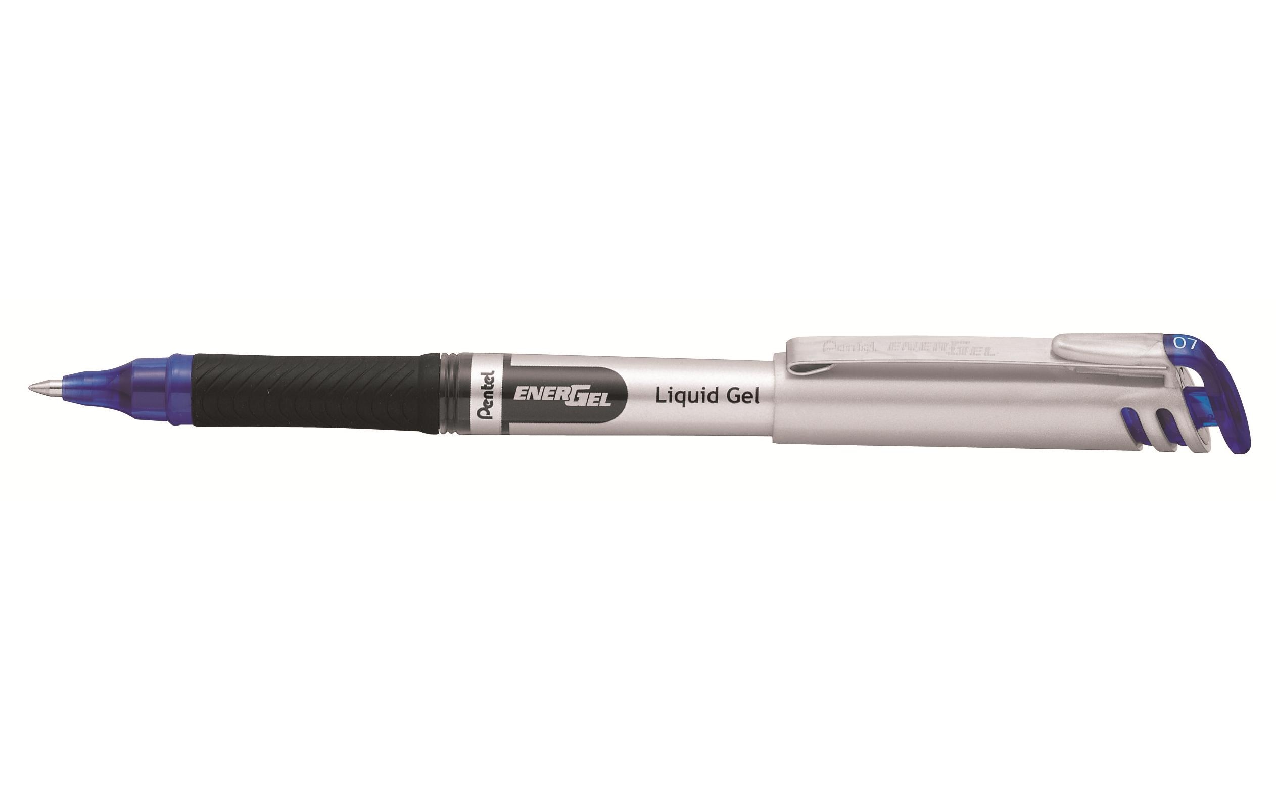 pentel Gelschreiber Liquid EnerGel mit 0.7 mm Metallspitze, Blau 3 pentel Gelschreiber Liquid EnerGel mit 0.7 mm Metallspitze, Blau