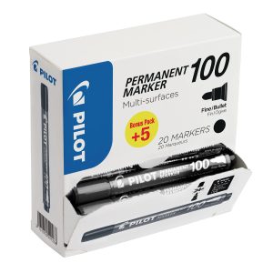 Pilot Permanent-Marker 100 XL 15+5 Gratis Schwarz