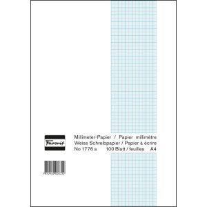Favorit Notizblock 21 x 29.7 cm, 100 Blatt, Weiss/Blau