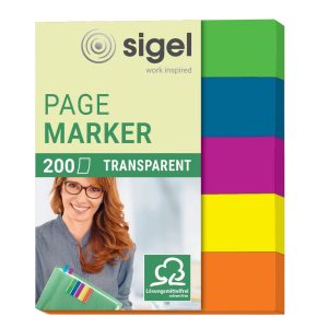 Sigel Page Marker Mini 200 Stück, Mehrfarbig