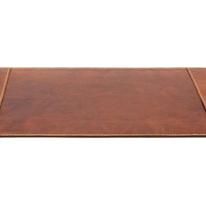 Alpenleder Schreibunterlage Piemont 51.5 x 29 cm, Cognac