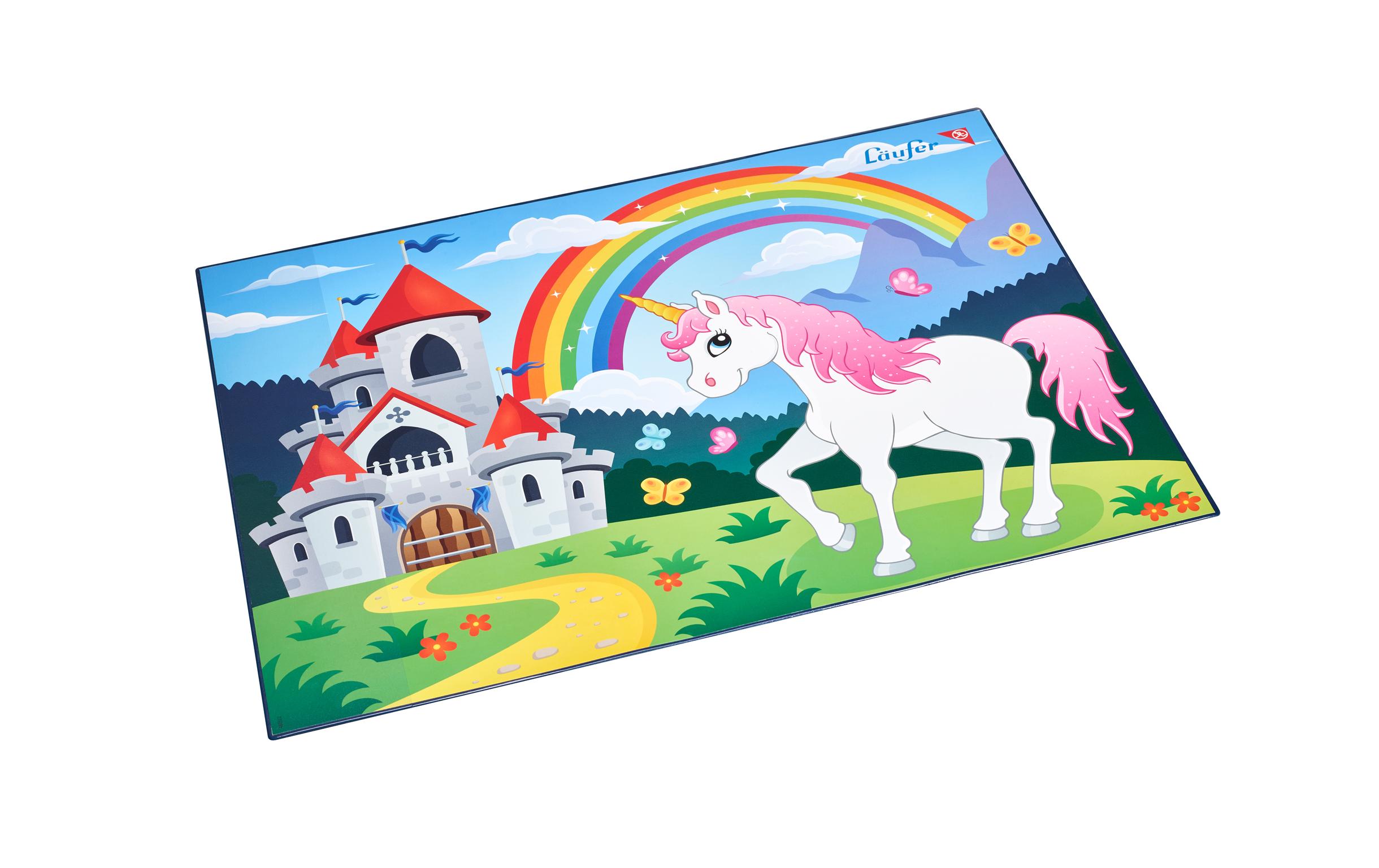 Läufer Schreibunterlage Einhorn 40 x 53 cm, 1 Stück 3 Läufer Schreibunterlage Einhorn 40 x 53 cm, 1 Stück