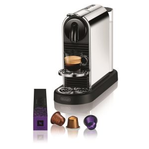 De’Longhi Kaffeemaschine Nespresso CitiZ Platinum EN220.M Silber