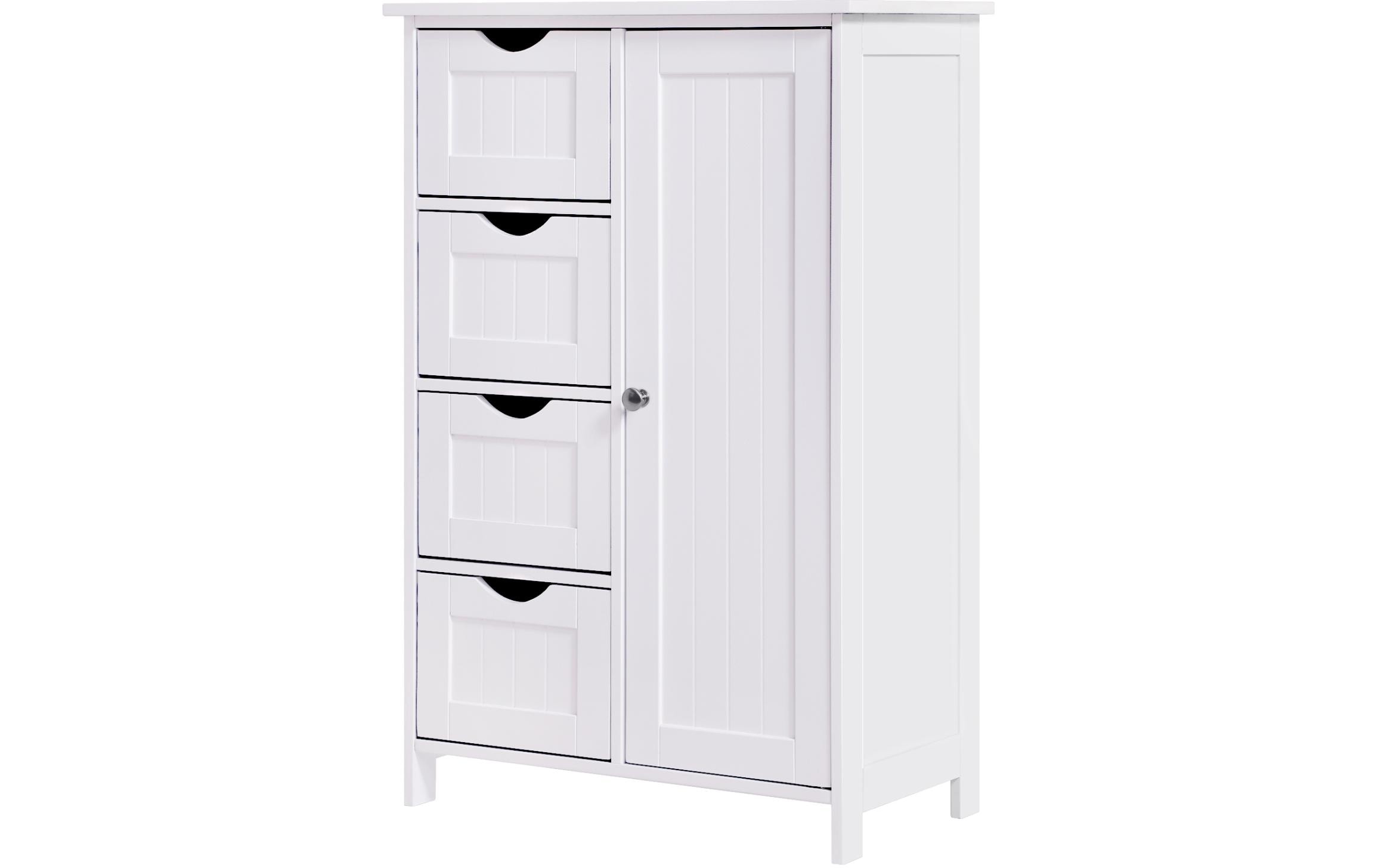 VASAGLE Kommode 55 x 81 cm, Weiss 1