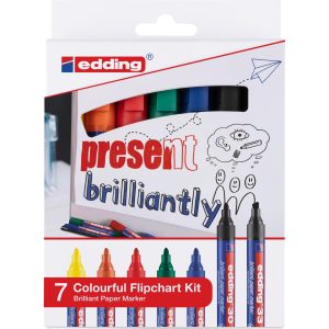 edding Flipchart-Marker 30/33 E7 7 Stück