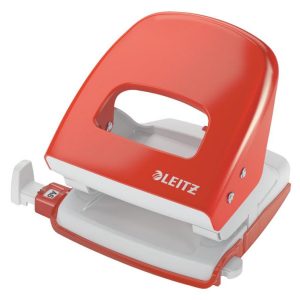 Leitz Locher Nexxt 30 Seiten, Grau-Hellrot