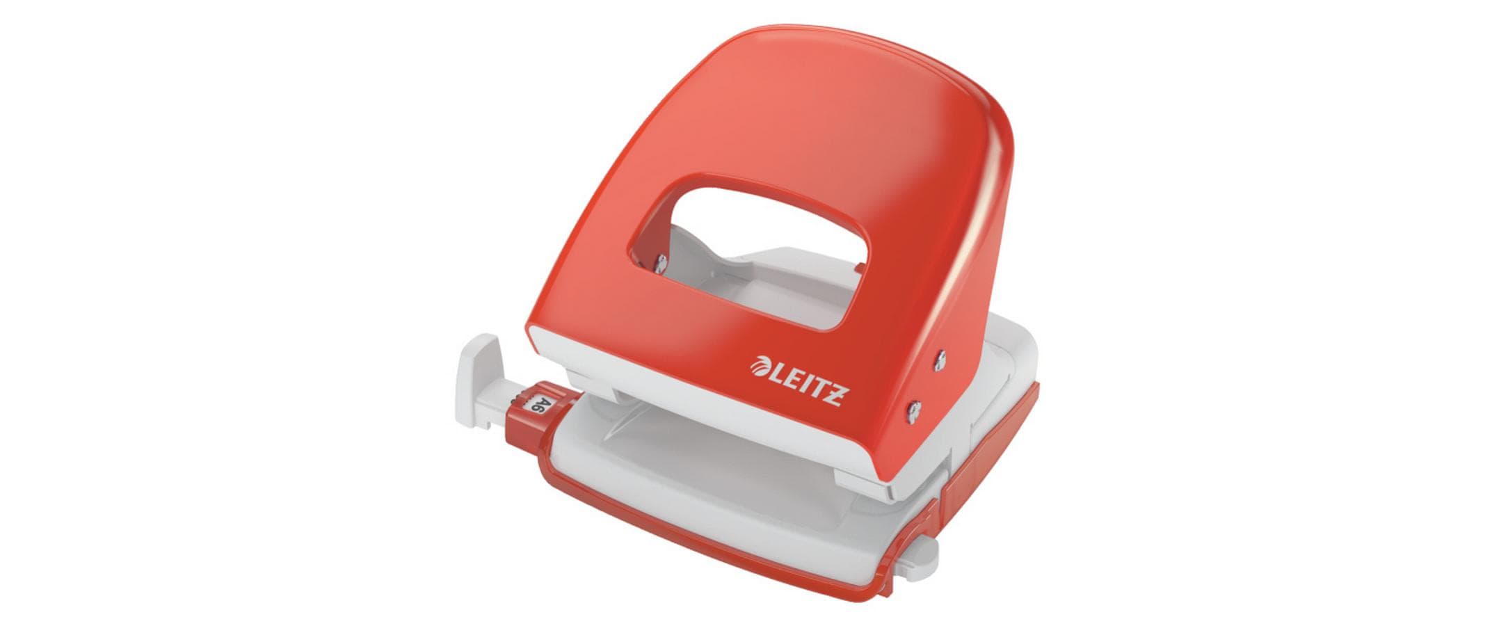 Leitz Locher Nexxt 30 Seiten, Grau-Hellrot 3 Leitz Locher Nexxt 30 Seiten, Grau-Hellrot